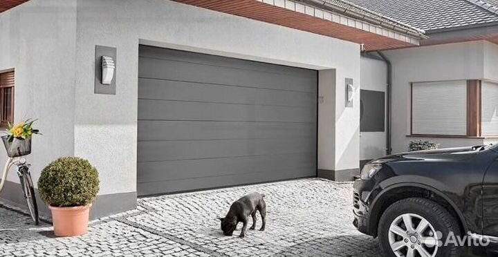 Ворота секционные с установкой