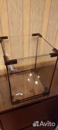 Аквариум Crystal Laguna Aqua 18 л черный, 25х25х30