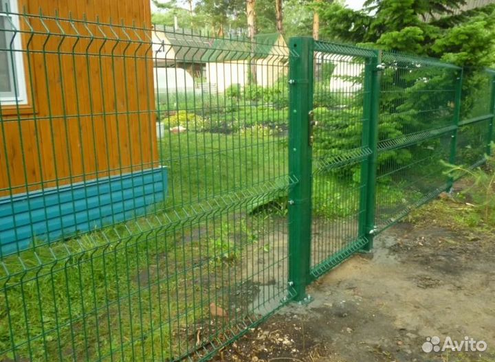 Забор из 3D сетки профессионально под ключ