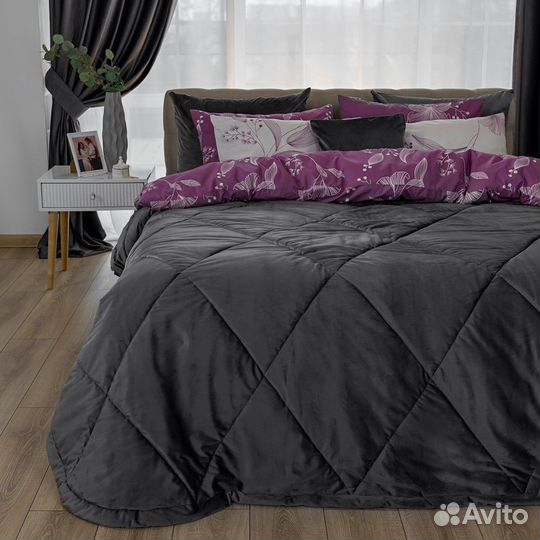 Покрывало бархат Беллиссимо мистик новое