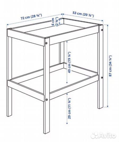 Пеленальный стол Икеа Сниглар