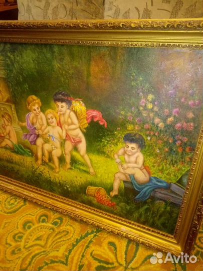 Картина 7 херувимов в саду