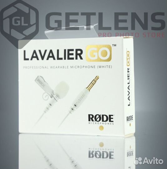 Rode Lavalier GO White, Петличный микрофон TRS 3,5