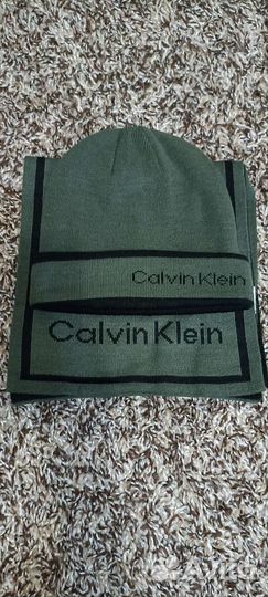 Шапка и шарф Calvin Klein новые оригинал