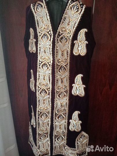 Узбекский Женский праздничный расшитый халат