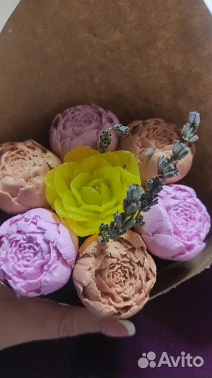 Букет из мыла