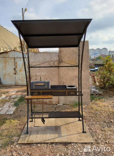 Зона барбекю Очаг под казан мангал гриль