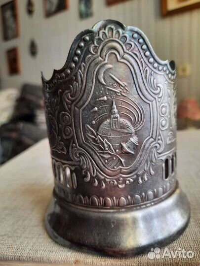 Подстаканники СССР мельхиор космос