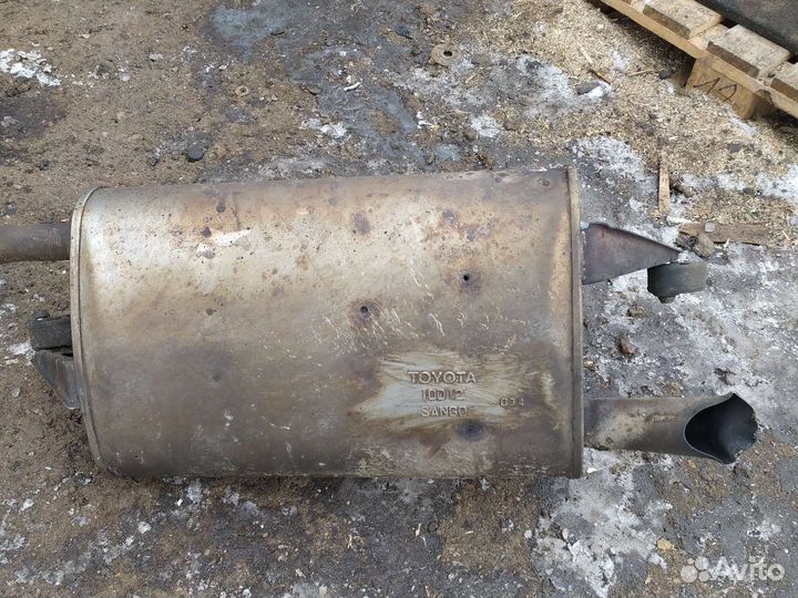 Глушитель toyota corolla е120