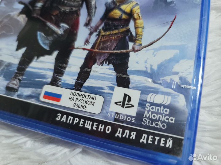 PS5. God Of War: Ragnarok. Русская обложка. Новый