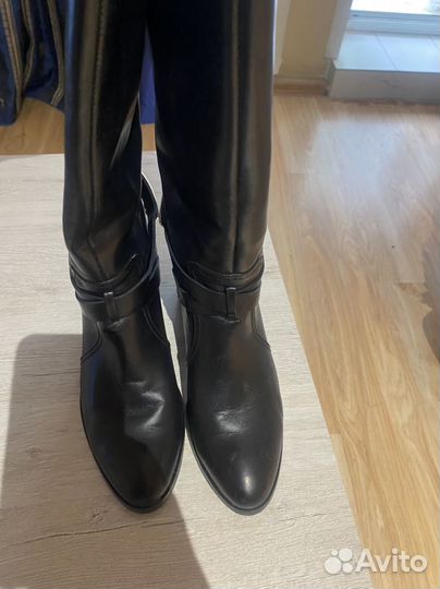 Сапоги женские натуральная кожа 38