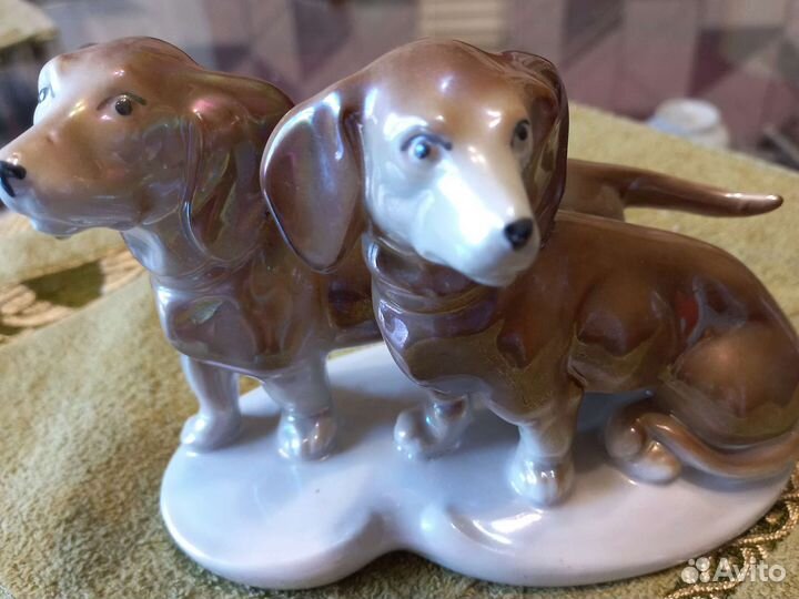 Фарфоровые таксы