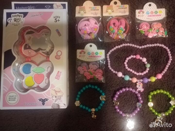 Бижутерия для девочек. Кабаи. Бравлы. Скрепыши
