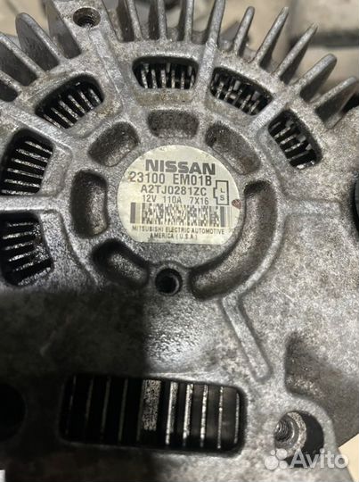 Генератор Ниссан тиида