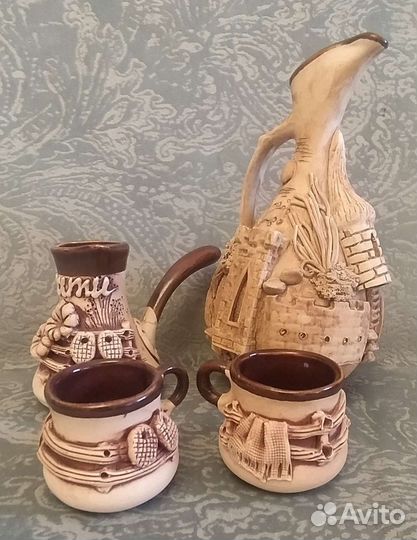 Кувшин, турка, чашки