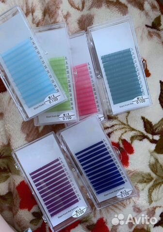 Цветные ресницы для наращивания