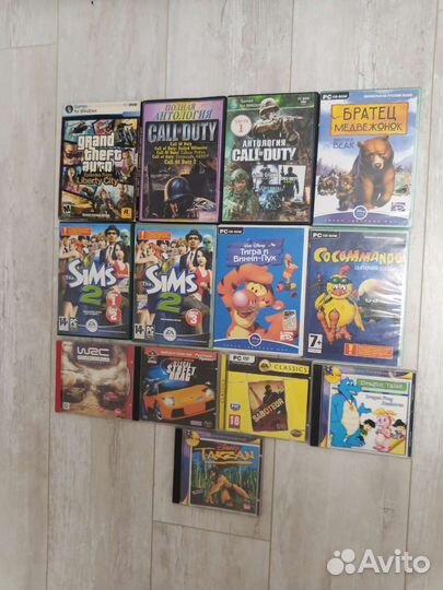 Компьютерные игры, 11 шт