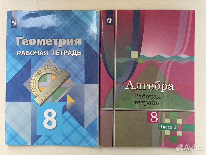 Рабочие тетради Алгебра Геометрия 8 класс