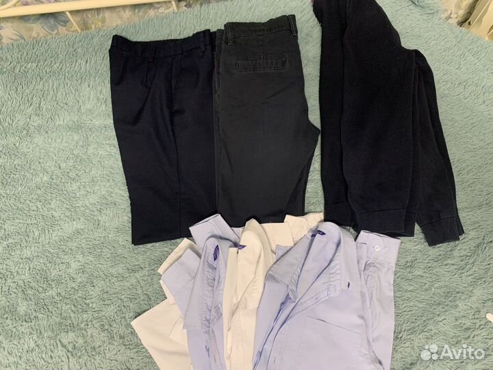 Школьная форма синяя для мальчика 146