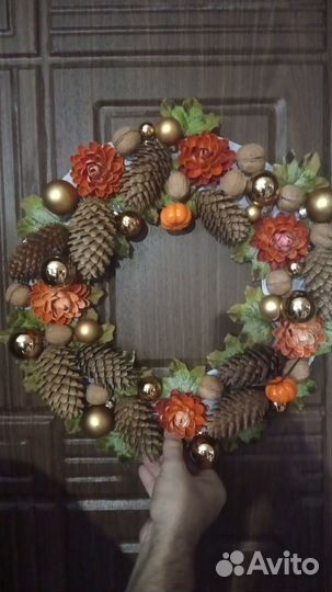 Венки новогодние, рождественские