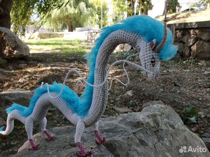 Дракон Хаку вязаный