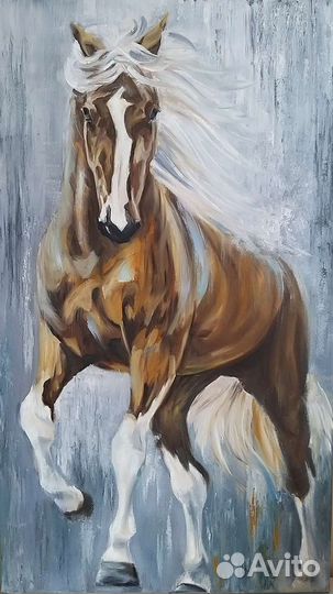 Картина маслом ручной работы Лошадь