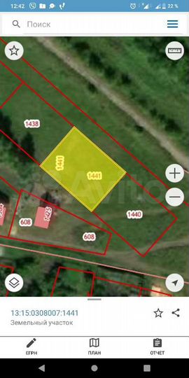 Участок 12,5 сот. (СНТ, ДНП)