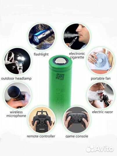 Аккумуляторные батареи VTC6, 3000 Mah, 3.7 В, 4 шт