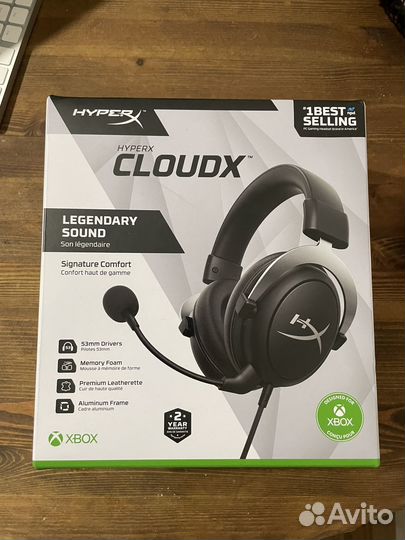 Игровые наушники hyperx cloudx