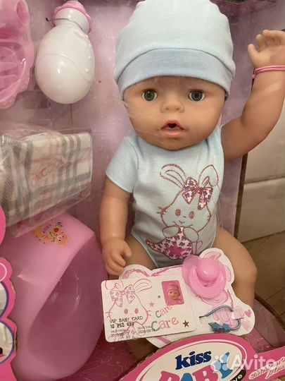 Интерактивный пупс Кукла Baby Kiss