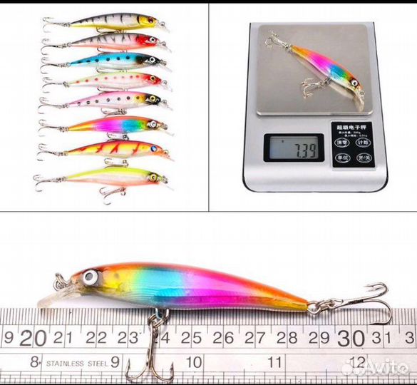 Воблеры 43 штуки