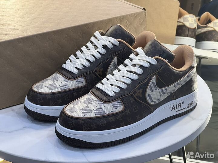 Nike AIR force1 LOW X louis vuitton monogram brown