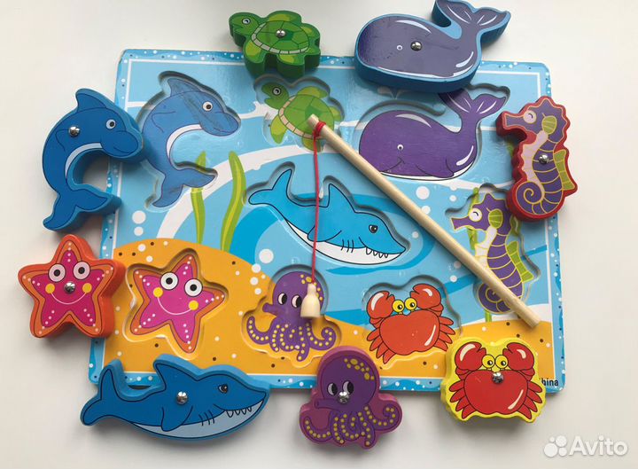 Магнитная игра - пазлы 