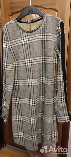 Тёплое платье М