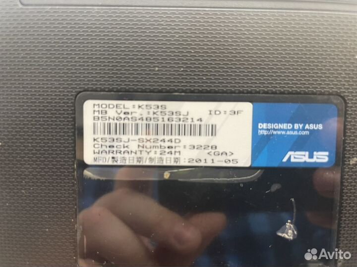 Ноутбук asus i5 8Gb GT 520M SSD+HDD