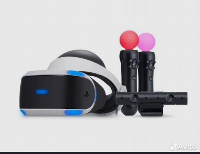 Шлем VR Sony PlayStation VR + Camera + 2 Move Mot