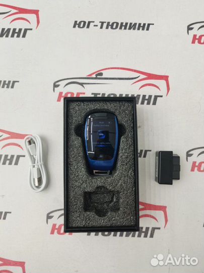 Смарт ключ автомобильный дизайн Mercedes Benz Blue