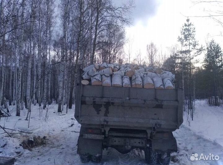 Дрова березовые колотые с доставкой