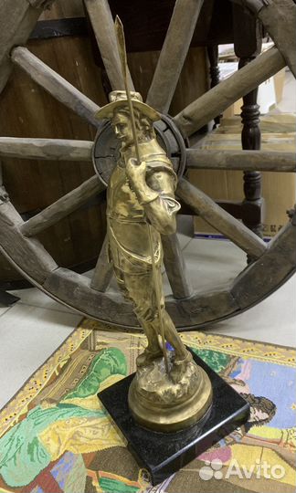 Статуэтка Дон Кихот. Бронза 59 см