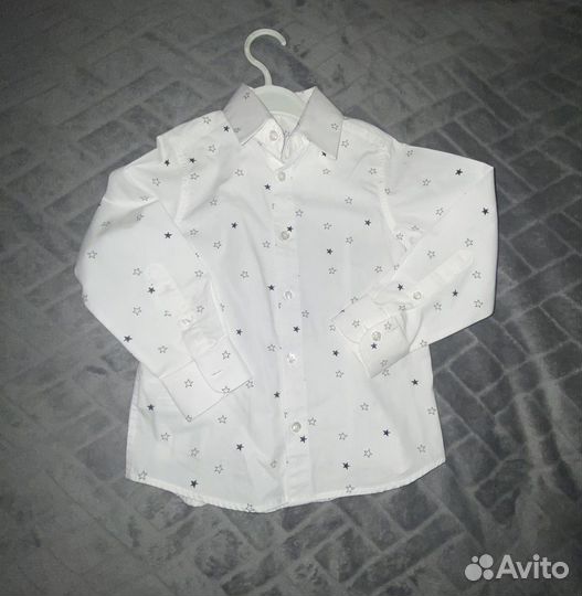 Рубашка для мальчика Button Blue 104