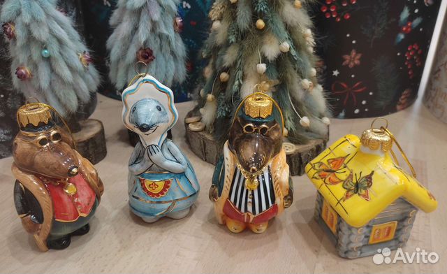 Лефортовский фарфор ёлочные игрушки