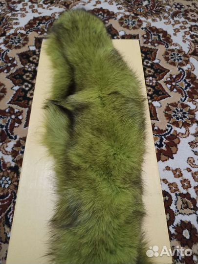 Меховой воротник песец