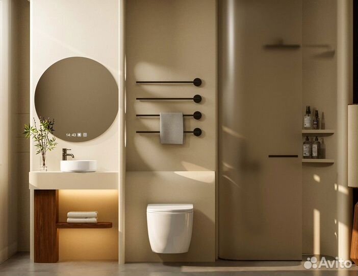 Комплект подвесной унитаз белый с инсталляцией