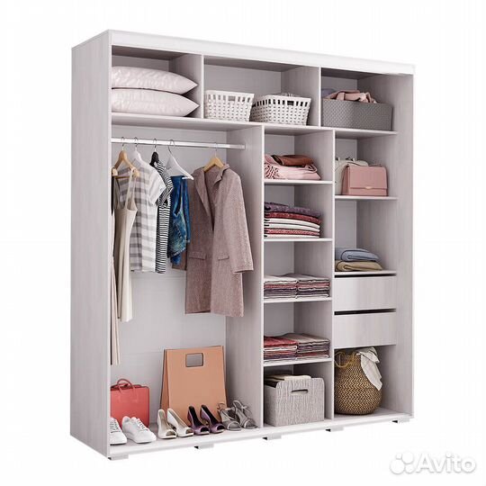 Новый шкаф купе с зеркалом 1962 мм