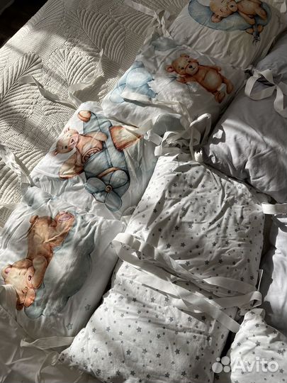 Бортики в кроватку