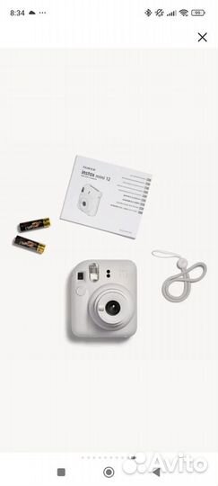 Фотоаппарат момент. печати fujifilm instax mini 12