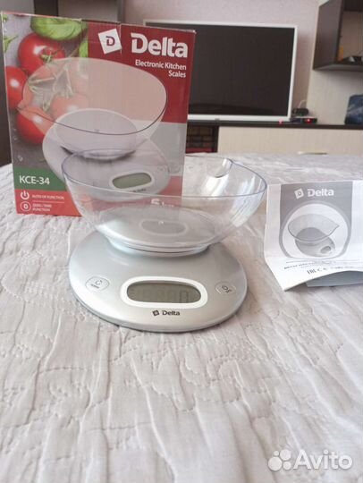 Весы кухонные настольные электронные