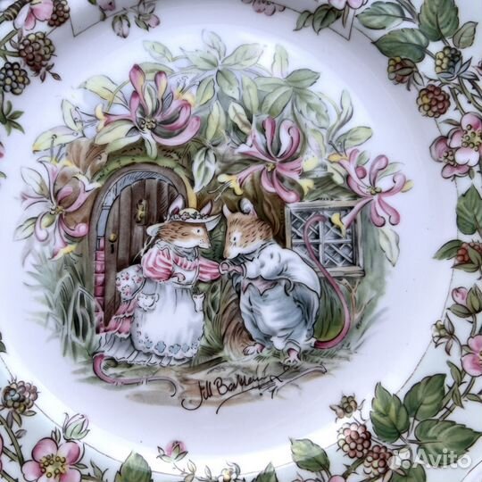 Brambly Hedge. Коллекционные фарфоровые тарелки