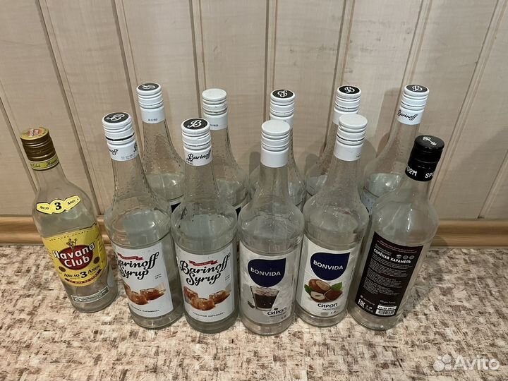 Бутылки стеклянные 1л