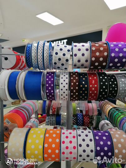 Ленты репсовые, атласные